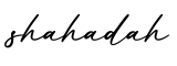 单词shahadah书写