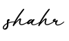 单词shahr书写
