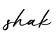 单词shak书写