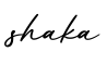 单词shaka书写