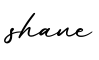 单词shane书写