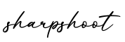 单词sharpshoot书写