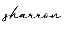 单词sharron书写