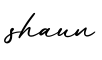 单词shaun书写