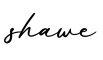单词shawe书写