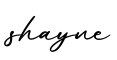单词shayne书写