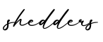 单词shedders书写