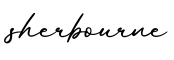 单词sherbourne书写