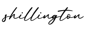 单词shillington书写