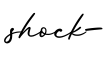 单词shock-书写