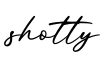 单词shotty书写