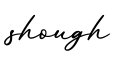 单词shough书写