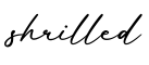 单词shrilled书写