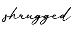 单词shrugged书写