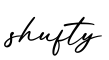 单词shufty书写