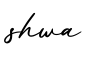 单词shwa书写