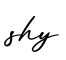 单词shy书写