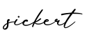 单词sickert书写
