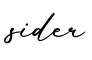 单词sider书写