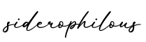 单词siderophilous书写