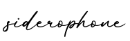 单词siderophone书写