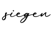 单词siegen书写