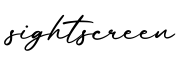 单词sightscreen书写