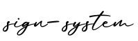 单词sign-system书写
