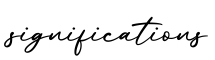 单词significations书写
