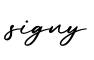 单词signy书写