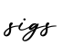 单词sigs书写