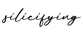单词silicifying书写