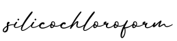 单词silicochloroform书写