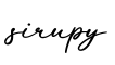 单词sirupy书写