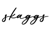 单词skaggs书写