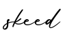 单词skeed书写