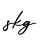 单词skg书写