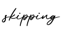 单词skipping书写