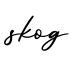 单词skog书写