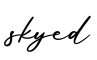 单词skyed书写