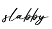 单词slabby书写