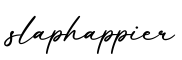 单词slaphappier书写