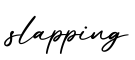 单词slapping书写