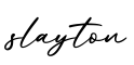 单词slayton书写
