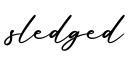 单词sledged书写
