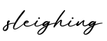单词sleighing书写