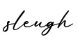 单词sleugh书写