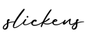 单词slickens书写