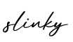 单词slinky书写