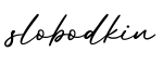 单词slobodkin书写